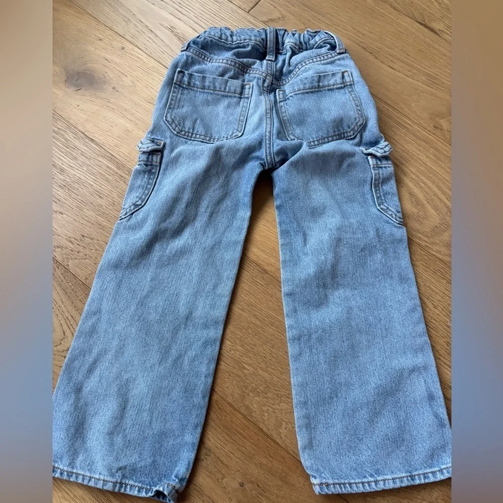 Old navy baggy wide leg jeans girls 6